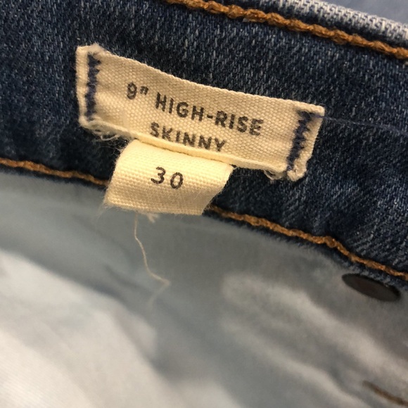 Madewell Women’s Light Wash Distressed High Rise Skinny Denim Jeans Size 30 - Picture 4 of 7